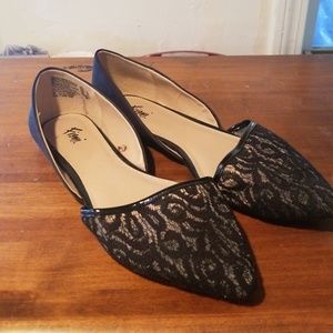 Black Fioni Dress Flats